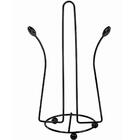 Porta Papel Toalha De Mesa Bancada Preto Suporte Rolo Aço Ara