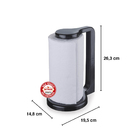 Porta Papel Toalha de Mesa Regulável Plástico Preto Nitron