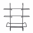 Porta Papel Toalha de Parede Metal Preto Flutuare Domo House