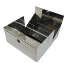 Porta Papel Toalha Inox - Toalheiro Folhas Inter Folhadas