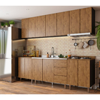 Porta para Cozinha Modular 40cm B Garapa Spring