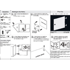 Porta para Nicho Madeira Branco 34x34cm Cube Luciane