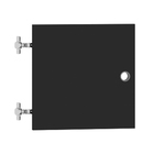 Porta para Nicho Quadrado 34x34cm Preto Cube Luciane