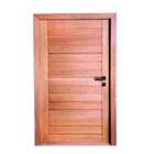 Porta Paris Em Madeira Maciça Angelim Uniqdoor  120cm X 210cm