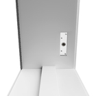 Porta com Batente Pivotante 15 a 23cm Sarrafeada Lisa Laca Branco Direito ou Esquerdo 2,10x0,90x4.1 Ipumirim