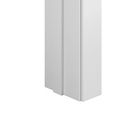 Porta com Batente Pivotante 15 a 23cm Sarrafeada Lisa Laca Branco Direito ou Esquerdo 2,30x0,90x4.1 Ipumirim