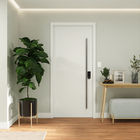 Porta com Batente Pivotante 15 a 23cm Sarrafeada Lisa Laca Branco Direito ou Esquerdo 2,30x1,10x4.1 Ipumirim