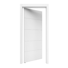 Porta com Batente Pivotante 15 a 23cm Sarrafeada Lucerna Plus Branco Direito ou Esquerdo 2,10x1,00x4.1 Ipumirim