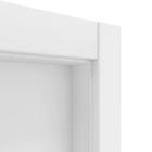 Porta com Batente Pivotante 15 a 23cm Sarrafeada Lucerna Plus Branco Direito ou Esquerdo 2,10x1,10x4.1 Ipumirim