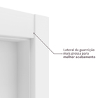 Porta com Batente Pivotante 15 a 23cm Sarrafeada Lucerna Plus Branco Direito ou Esquerdo 2,30x1,00x4.1 Ipumirim