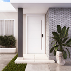 Porta com Batente Pivotante 15 a 23cm Sarrafeada Lucerna Plus Branco Direito ou Esquerdo 2,30x1,00x4.1 Ipumirim