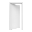 Porta com Batente Pivotante 15 a 23cm Sarrafeada Zurique Laca Branco Direito ou Esquerdo 2,10x1,00x4.1 Ipumirim