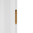 Porta com Batente Pivotante 15 a 23cm Sarrafeada Zurique Laca Branco Direito ou Esquerdo 2,10x1,20x4.1 Ipumirim