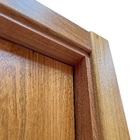 Porta com Batente Pivotante 15 a 24cm Sarrafeada Lisa Louro Freijó Natural Direito ou Esquerdo 2,10x1,10m Ipumirim