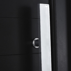 Porta Lambril Pivotante Alumínio Preto 2,16x1,00m Lado Esquerdo Linha Vivace Artens