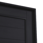 Porta Lambril Pivotante Alumínio Preto 2,16x1,00m Lado Esquerdo Linha Vivace Artens