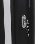 Porta Lambril Pivotante Alumínio Preto 2,16x1,00m Lado Esquerdo Linha Vivace Artens