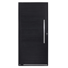 Porta Lambril Pivotante Alumínio Preto 2,16x1,00m Lado Esquerdo Linha Vivace Artens