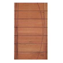 Porta Pivotante -r Friso Arco Montada Em Madeira Maciã§a Cedr
