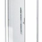Porta Pivotante Alumínio Lambril Branco Direita 210x110