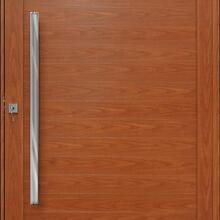 Porta Pivotante Alumínio Lambril Madeiro Direita - 210x100