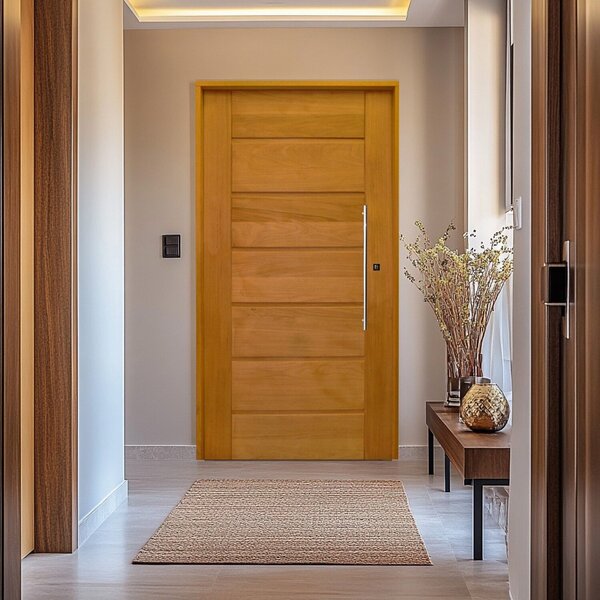 Porta Pivotante Batente Misto 14 Puxador 110 X 210 Esquerdo B