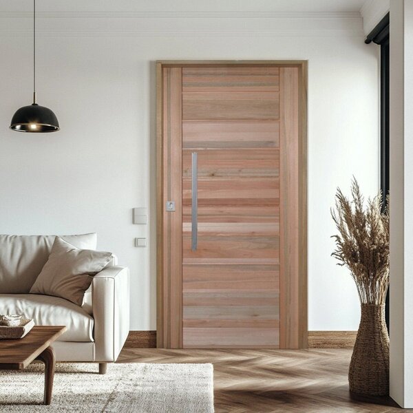 Porta Pivotante Batente Misto 14 Puxador Barra Chata 110cm X