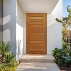 Porta Pivotante Batente Misto 14 Puxador Tubo 120x210cm Rodam