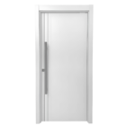 Kit Porta de Madeira Pivotante Direito e Esquerdo Bianco Line 230x100cm com Batente 12 a 23cm Vivace Plus Artens