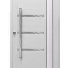 Porta Pivotante C/visor E Friso Lambril Branco "d" 230x100