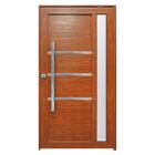 Porta Pivotante C/visor E Friso Lambril Madeiro "d" 210x110