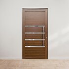 Porta Pivotante Com Puxador E Friso Linha Roma 210x140 Amadei