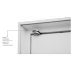 Porta Pivotante Com Puxador E Lambris Alumínio 216 X 100 X 8