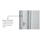 Porta Pivotante Com Puxador E Lambris Alumínio 216 X 110 X 8