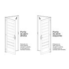 Porta Pivotante Com Puxador E Lambris Alumínio 216 X 110 X 8