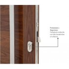 Porta Pivotante Com Puxador E Lambris Alumínio 216 X 110 X 8