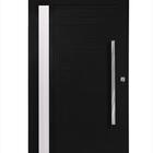 Porta Pivotante Com Visor Lambril Preto Esquerda - 230x100