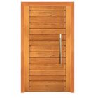 Porta Pivotante Contemporânea - Madeira Maciça - Angelim Medi