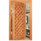 Porta Pivotante Couros Ii - Madeira Maciça - Angelim Medida F