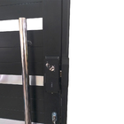 Porta Pivotante De Alumínio 210 X 100cm Com Friso E Fechadura