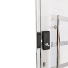 Porta Pivotante De Alumínio 210 X 100cm Com Friso E Fechadura