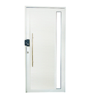 Porta Pivotante De Alumínio 210 X 100cm Com Visor E Fechadura