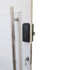 Porta Pivotante De Alumínio 210 X 100cm Com Visor E Fechadura