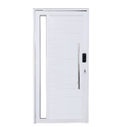 Porta Pivotante De Alumínio 210 X 100cm Com Visor E Fechadura