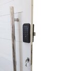 Porta Pivotante De Alumínio 210 X 100cm Com Visor E Fechadura