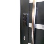 Porta Pivotante De Alumínio 210 X 120cm Com Friso E Fechadura