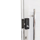 Porta Pivotante De Alumínio 210 X 120cm Com Visor E Fechadura