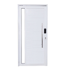 Porta Pivotante De Alumínio 210 X 120cm Com Visor E Fechadura