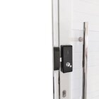 Porta Pivotante De Alumínio 210 X 120cm Com Visor E Fechadura