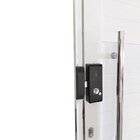 Porta Pivotante De Alumínio 210 X 120cm Com Visor E Fechadura